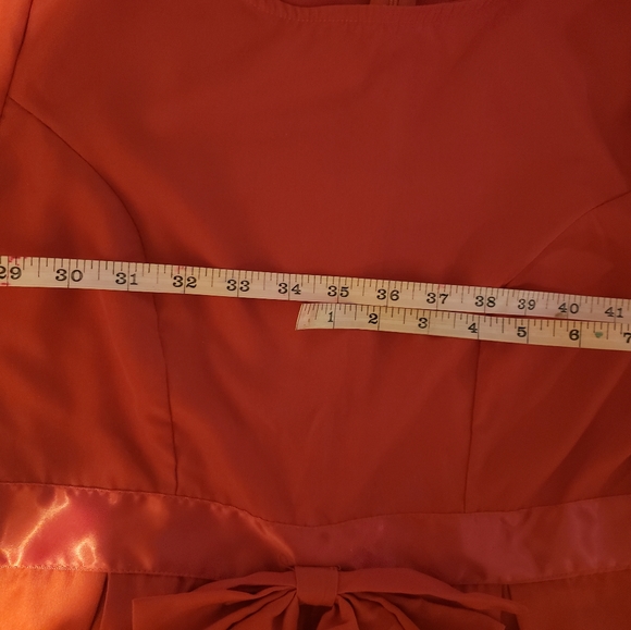 Homemade Red Dress Size Small New - Picture 5 of 5